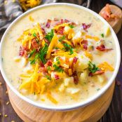 Slow Cooker Potato Soup 